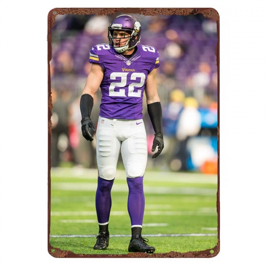Minnesota Vikings Aluminum Sign 12x8 Inch Harrison Smith 003 Minnesota Vikings Aluminum Sign 12x8 Inch Harrison Smith 003