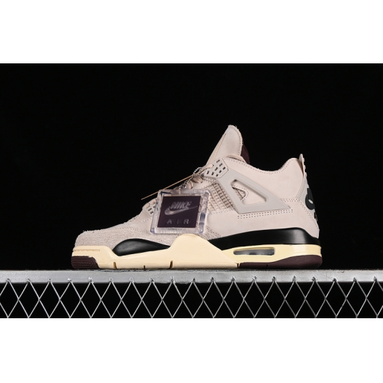A MA MANIERE X AIR JORDAN 4 RETRO FOSSIL STONE METALLIC PEWTER BURGUNDY CRUSH A MA MANIERE X AIR JORDAN 4 RETRO FOSSIL STONE METALLIC PEWTER BURGUNDY CRUSH