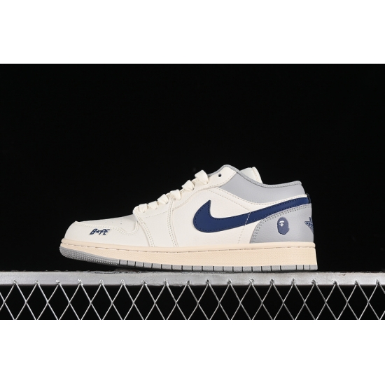 AIR JORDAN 1 LOW BAPE WHITE GREY BLUE AIR JORDAN 1 LOW BAPE WHITE GREY BLUE