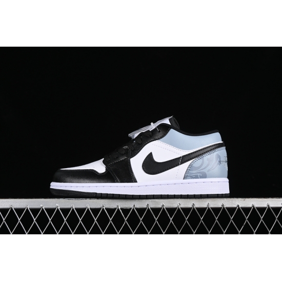 AIR JORDAN 1 LOW WHITE BLACK BLUE AIR JORDAN 1 LOW WHITE BLACK BLUE