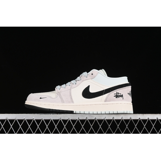 AIR JORDAN 1 LOW WHITE GREY BLACK BLUE PINK AIR JORDAN 1 LOW WHITE GREY BLACK BLUE PINK