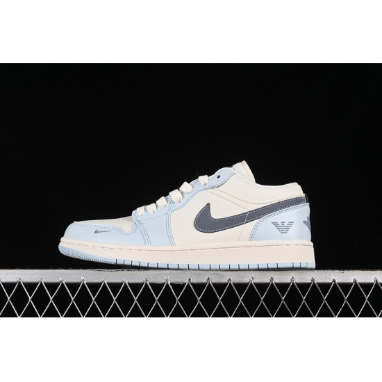 AIR JORDAN 1 LOW WHITE GREY BLUE WG8850 012 AIR JORDAN 1 LOW WHITE GREY BLUE WG8850 012