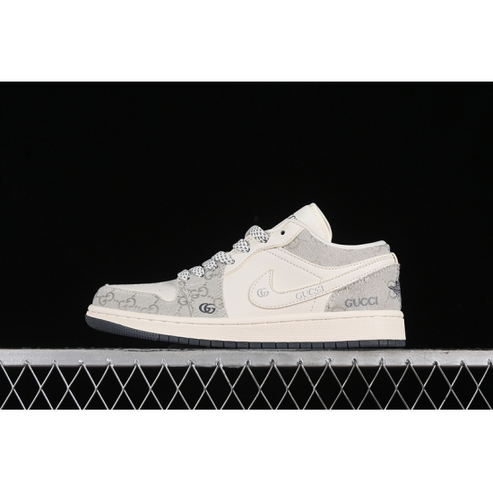 AIR JORDAN 1 LOW WHITE GREY DM5688 101 AIR JORDAN 1 LOW WHITE GREY DM5688 101
