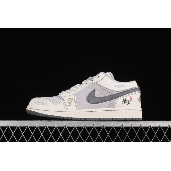 AIR JORDAN 1 LOW WHITE GREY GOLD AIR JORDAN 1 LOW WHITE GREY GOLD