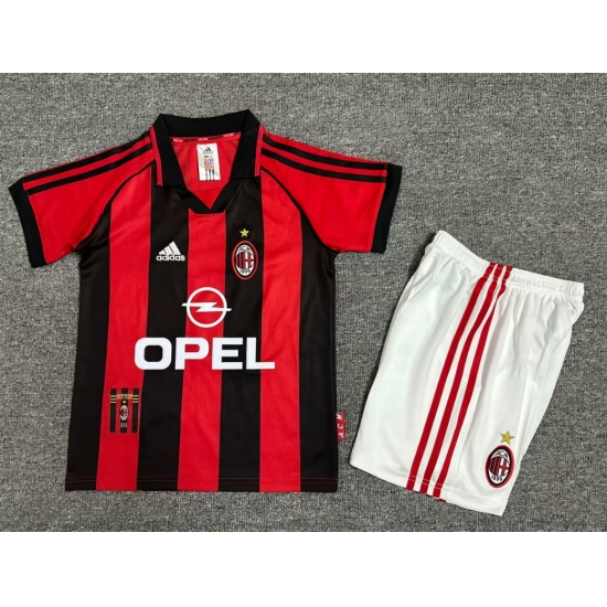 Youth Retro Soccer Jerseys AC Millan 98 99 Youth Retro Soccer Jerseys AC Millan 98 99