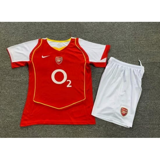Youth Retro Soccer Jerseys Arsena Red 04 05 Youth Retro Soccer Jerseys Arsena Red 04 05