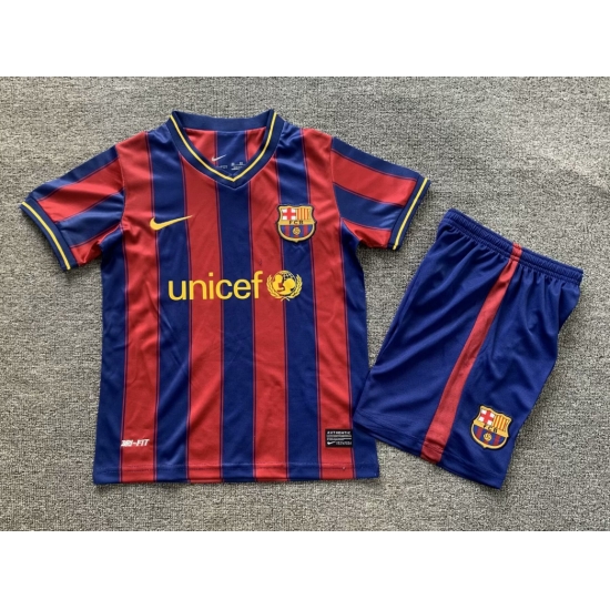Youth Retro Soccer Jerseys Barcelona Blue Red 09 10 Youth Retro Soccer Jerseys Barcelona Blue Red 09 10