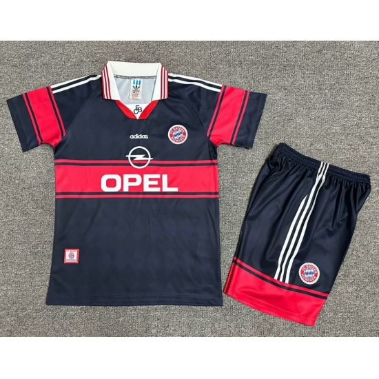Youth Retro Soccer Jerseys Bayern Navy Youth Retro Soccer Jerseys Bayern Navy
