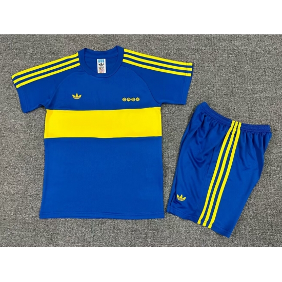 Youth Retro Soccer Jerseys Boca Juniors Blue Youth Retro Soccer Jerseys Boca Juniors Blue