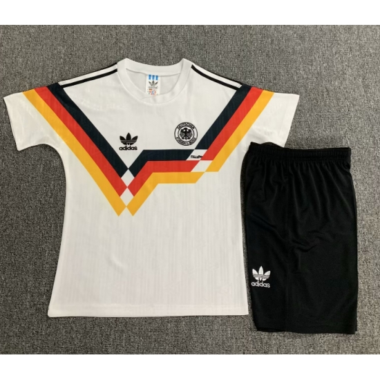 Youth Retro Soccer Jerseys Germany 1990 Home Youth Retro Soccer Jerseys Germany 1990 Home
