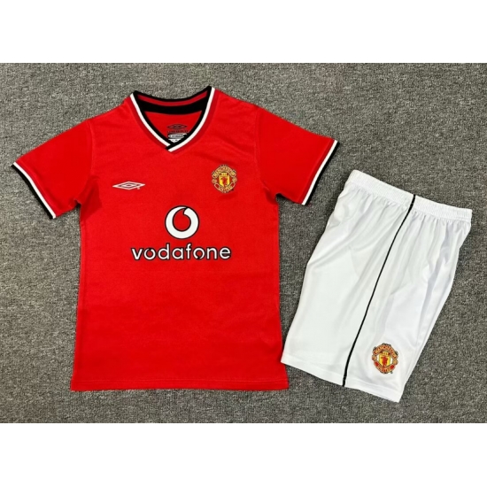 Youth Retro Soccer Jerseys Manchester United F.C. 00 02 Youth Retro Soccer Jerseys Manchester United F.C. 00 02