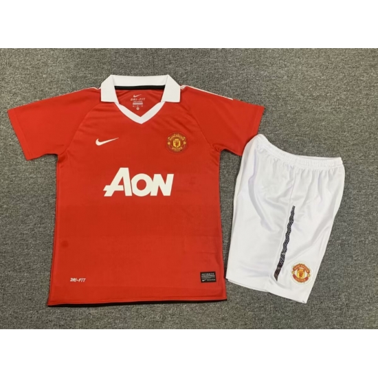 Youth Retro Soccer Jerseys Manchester United F.C. Red III Youth Retro Soccer Jerseys Manchester United F.C. Red III