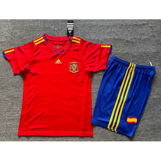 Youth Retro Soccer Jerseys Spain 2010 Youth Retro Soccer Jerseys Spain 2010