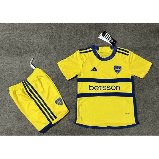 Youth Soccer Jersey Boca Yellow Away Youth Soccer Jersey Boca Yellow Away