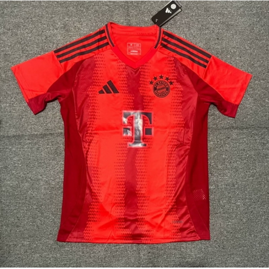 Men 2024 2025 Soccer Jersey Bayren Red Home Men 2024 2025 Soccer Jersey Bayren Red Home