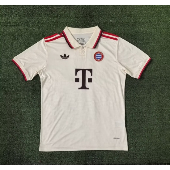 Men 2024 2025 Soccer Jersey Bayren White Away Men 2024 2025 Soccer Jersey Bayren White Away