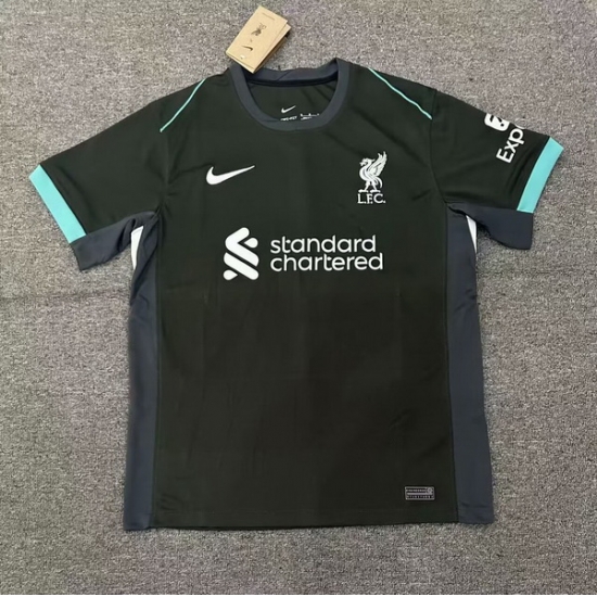 Men 2024 2025 Soccer Jersey Livepool Black Men 2024 2025 Soccer Jersey Livepool Black