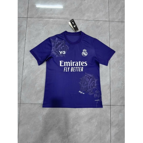 Men 2024 2025 Soccer Jersey Real Madrid CF Purple Men 2024 2025 Soccer Jersey Real Madrid CF Purple