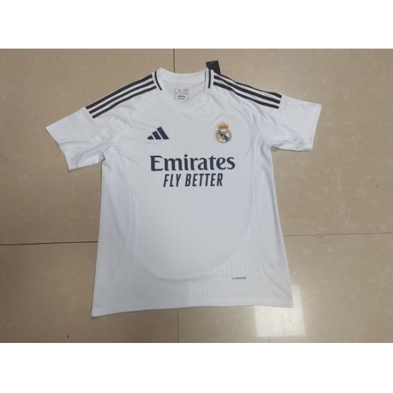 Men 2024 2025 Soccer Jersey Real Madrid CF White Men 2024 2025 Soccer Jersey Real Madrid CF White