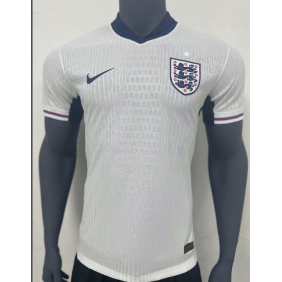 Men 2024 Soccer Jersey England White Men 2024 Soccer Jersey England White