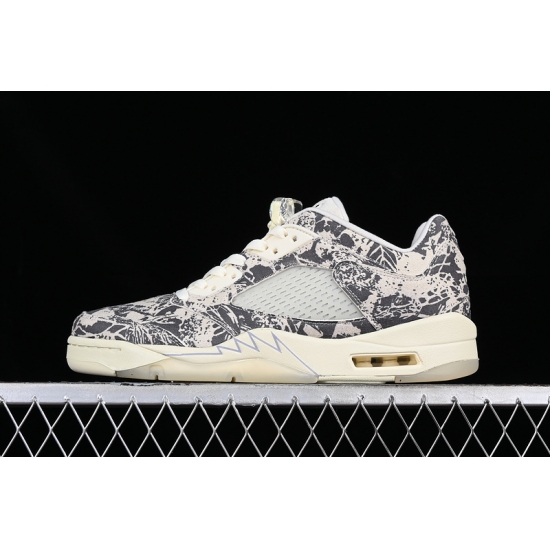 AIR JORDAN 5 LOW EXPRESSION WHITE GREY SILVER DA8016 100 AIR JORDAN 5 LOW EXPRESSION WHITE GREY SILVER DA8016 100