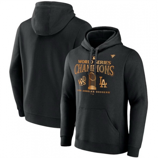 Men Los Angeles Dodgers Black 2024 World Series Champions Locker Room Parade Pullover Hoodie Men Los Angeles Dodgers Black 2024 World Series Champions Locker Room Parade Pullover Hoodie