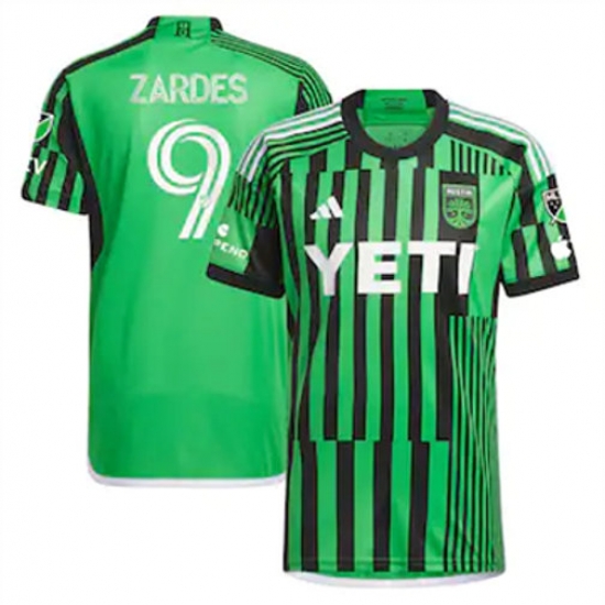 Men Austin FC Gyasi Zardes 2023 24 Home Replica Green Men Austin FC Gyasi Zardes 2023 24 Home Replica Green