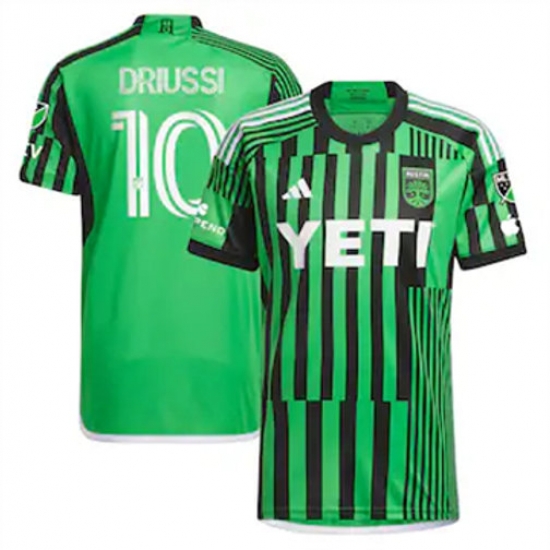 Men Austin FC Sebastian Driussi 2023 24 Home Replica Green Men Austin FC Sebastian Driussi 2023 24 Home Replica Green