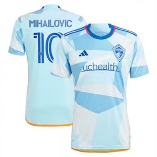 Men Colorado Rapids Djordje Mihailovic 2024 25 Away Replica Light Blue Men Colorado Rapids Djordje Mihailovic 2024 25 Away Replica Light Blue