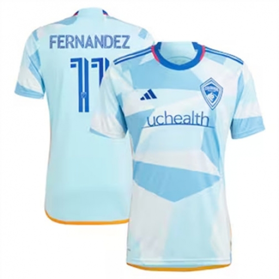 Men Colorado Rapids Omir Fernandez 2024 25 Away Replica Light Blue Men Colorado Rapids Omir Fernandez 2024 25 Away Replica Light Blue