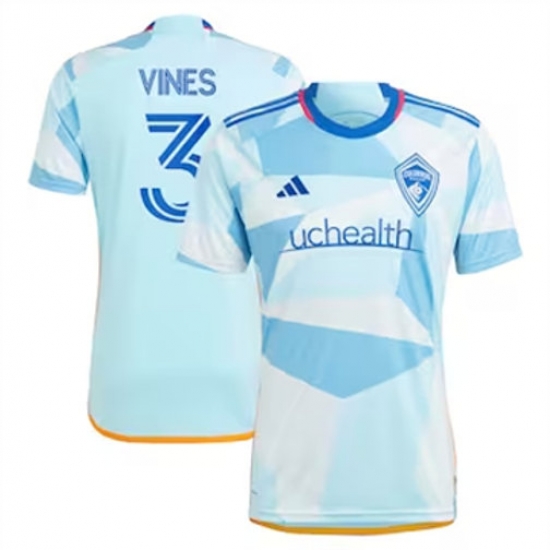 Men Colorado Rapids Sam Vines 2024 25 Away Replica Light Blue Men Colorado Rapids Sam Vines 2024 25 Away Replica Light Blue