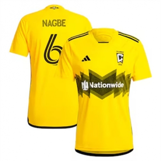 Men Columbus Crew SC Darlington Nagbe 2024 25 Home Replica Yellow Men Columbus Crew SC Darlington Nagbe 2024 25 Home Replica Yellow