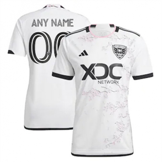 Men D.C. United Custom 2023 24 Away Replica White Men D.C. United Custom 2023 24 Away Replica White
