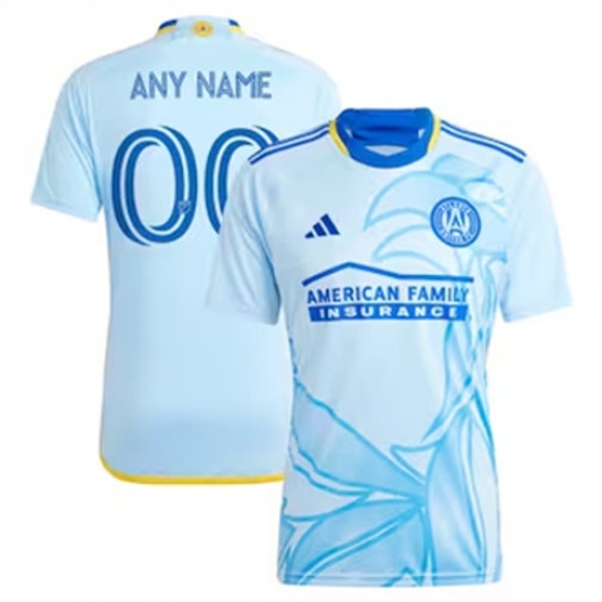 Men Atlanta United Custom 2024 25 Away Replica Light Blue Men Atlanta United Custom 2024 25 Away Replica Light Blue