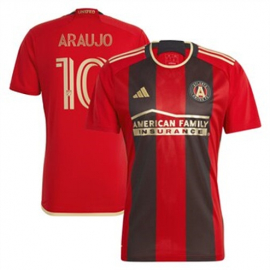 Men Atlanta United Luiz Araujo 2023 24 Home Replica Black Men Atlanta United Luiz Araujo 2023 24 Home Replica Black