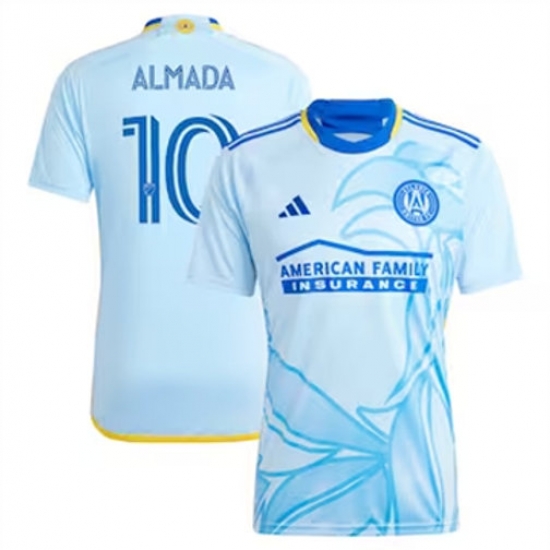 Men Atlanta United Thiago Almada 2024 25 Away Replica Light Blue Men Atlanta United Thiago Almada 2024 25 Away Replica Light Blue