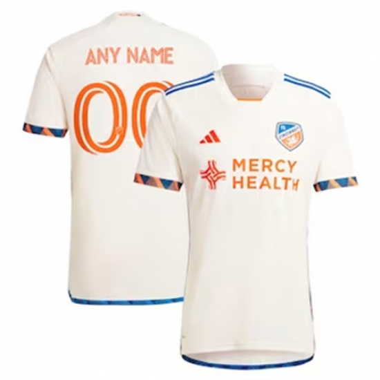 Men FC Cincinnati Custom 2024 25 Away Replica White Men FC Cincinnati Custom 2024 25 Away Replica White