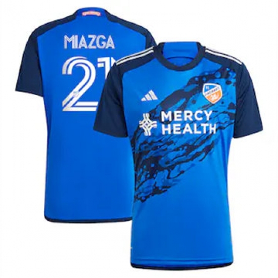 Men FC Cincinnati Matt Miazga 2023 24 Home Replica Blue Men FC Cincinnati Matt Miazga 2023 24 Home Replica Blue