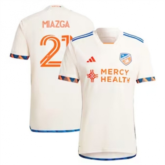 Men FC Cincinnati Matt Miazga 2024 25 Away Replica White Men FC Cincinnati Matt Miazga 2024 25 Away Replica White