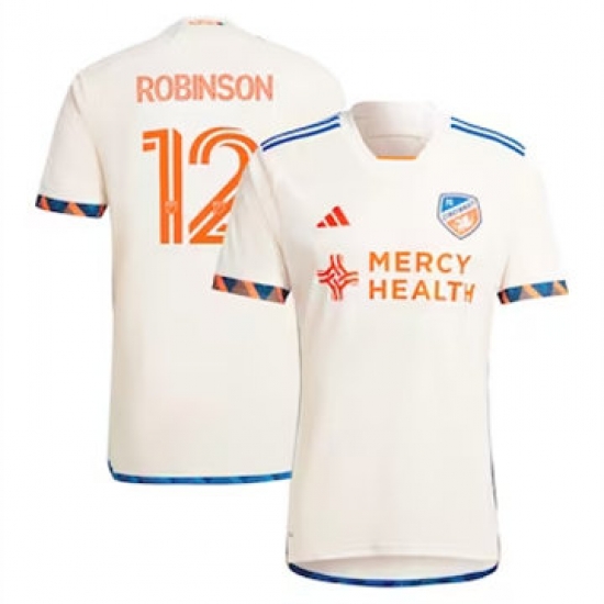 Men FC Cincinnati Miles Robinson 2024 25 Away Replica White Men FC Cincinnati Miles Robinson 2024 25 Away Replica White