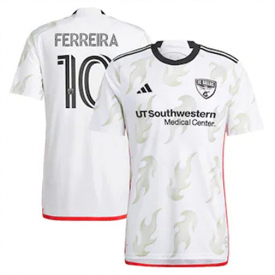 Men FC Dallas Jesus Ferreira 2023 24 Away Replica White Men FC Dallas Jesus Ferreira 2023 24 Away Replica White