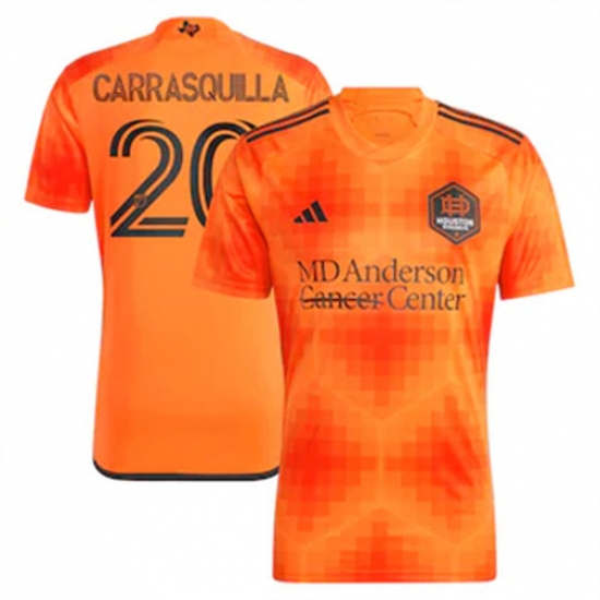 Men Houston Dynamo Adalberto Carrasquilla 2023 24 Home Replica Orange Men Houston Dynamo Adalberto Carrasquilla 2023 24 Home Replica Orange