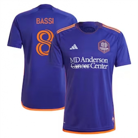 Men Houston Dynamo Amine Bassi 2024 25 Away Replica Purple Men Houston Dynamo Amine Bassi 2024 25 Away Replica Purple