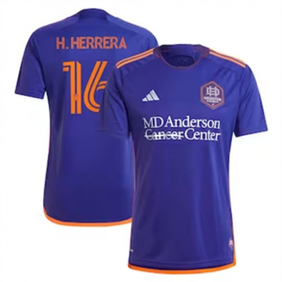 Men Houston Dynamo Hector Herrera 2024 25 Away Replica Purple Men Houston Dynamo Hector Herrera 2024 25 Away Replica Purple