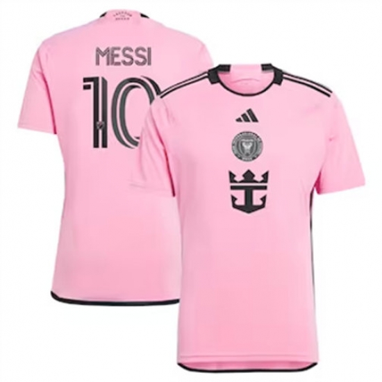 Men Inter Miami CF Lionel Messi 2024 25 Home Replica Pink Men Inter Miami CF Lionel Messi 2024 25 Home Replica Pink