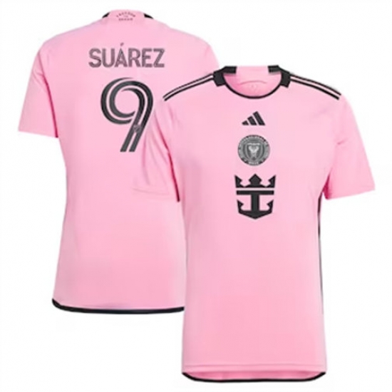 Men Inter Miami CF Luis Suarez 2024 25 Home Replica Pink Men Inter Miami CF Luis Suarez 2024 25 Home Replica Pink