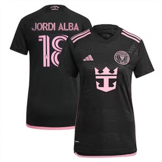 Women Inter Miami CF Jordi Alba 2024 25 Away Replica Black Women Inter Miami CF Jordi Alba 2024 25 Away Replica Black
