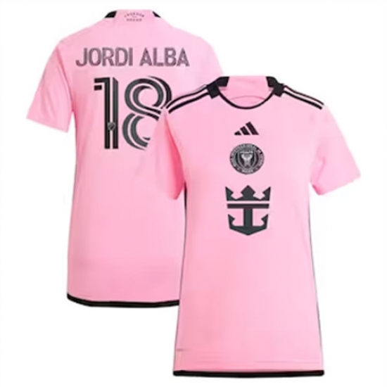 Women Inter Miami CF Jordi Alba 2024 25 Home Replica Pink Women Inter Miami CF Jordi Alba 2024 25 Home Replica Pink