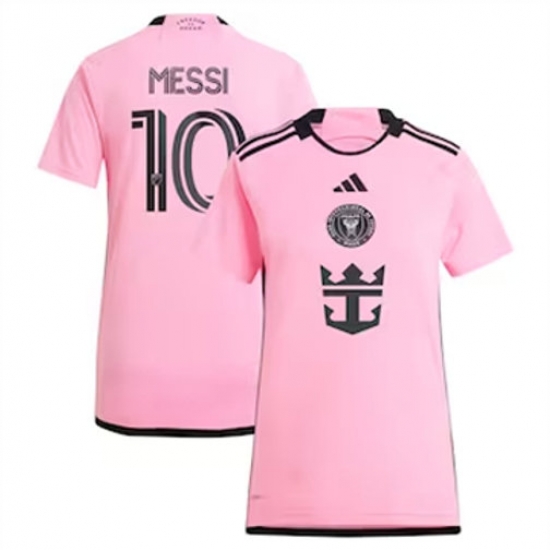 Women Inter Miami CF Lionel Messi 2024 25 Home Replica Pink Women Inter Miami CF Lionel Messi 2024 25 Home Replica Pink