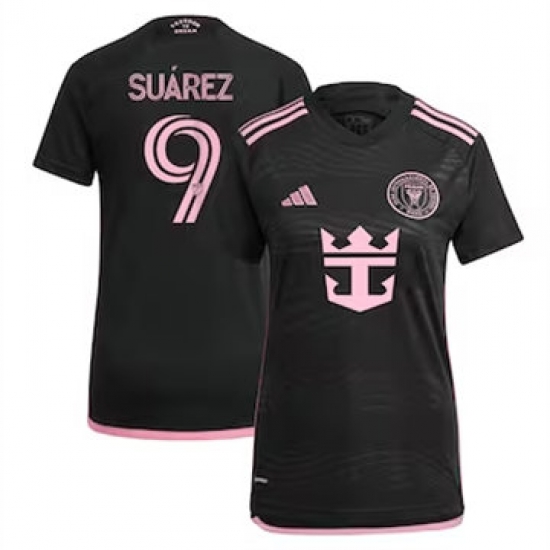 Women Inter Miami CF Luis Suarez 2024 25 Away Replica Black Women Inter Miami CF Luis Suarez 2024 25 Away Replica Black